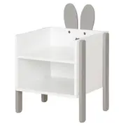 MESA DE CABECEIRA 1 NICHO MIFFY - CINZA/BRANCO - Foto 2