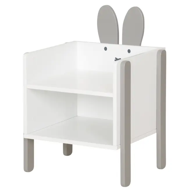 MESA DE CABECEIRA 1 NICHO MIFFY - CINZA/BRANCO - Foto 2