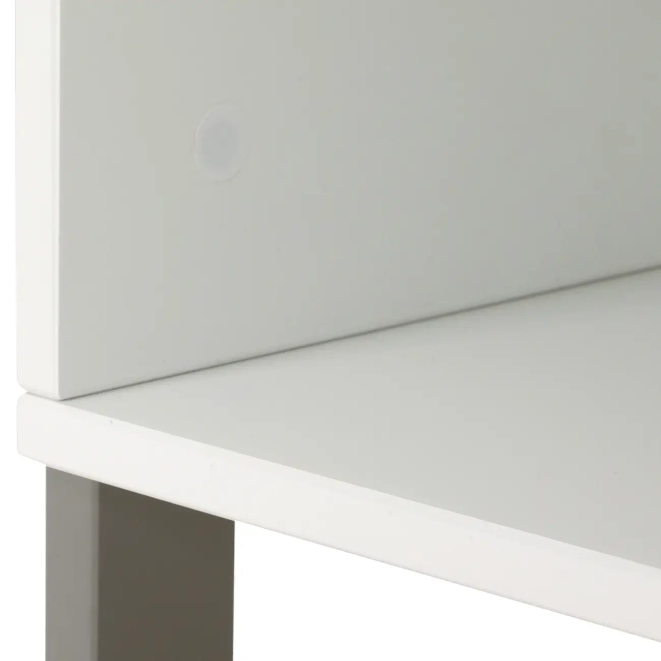MESA DE CABECEIRA 1 NICHO MIFFY - CINZA/BRANCO - Foto 4