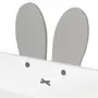 MESA DE CABECEIRA 1 NICHO MIFFY - CINZA/BRANCO - Foto 6
