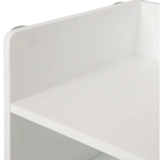 MESA DE CABECEIRA 1 NICHO MIFFY - CINZA/BRANCO - Foto 7