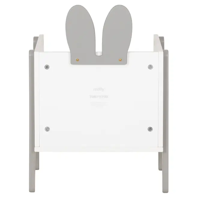 MESA DE CABECEIRA 1 NICHO MIFFY - CINZA/BRANCO - Foto 8