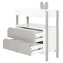 CÔMODA INFANTIL 2 GAVETAS 79 CM X 40 CM MIFFY - CINZA/BRANCO - Foto 2
