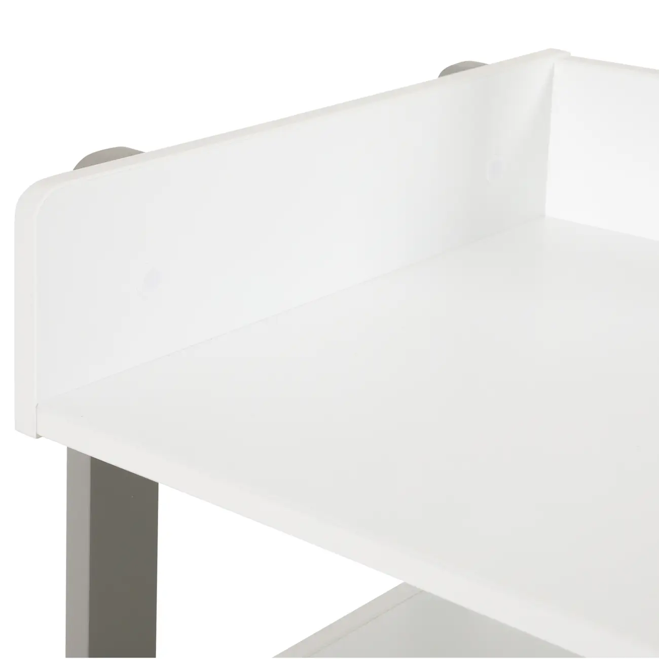 CÔMODA INFANTIL 2 GAVETAS 79 CM X 40 CM MIFFY - CINZA/BRANCO - Foto 5