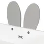 CÔMODA INFANTIL 2 GAVETAS 79 CM X 40 CM MIFFY - CINZA/BRANCO - Foto 7