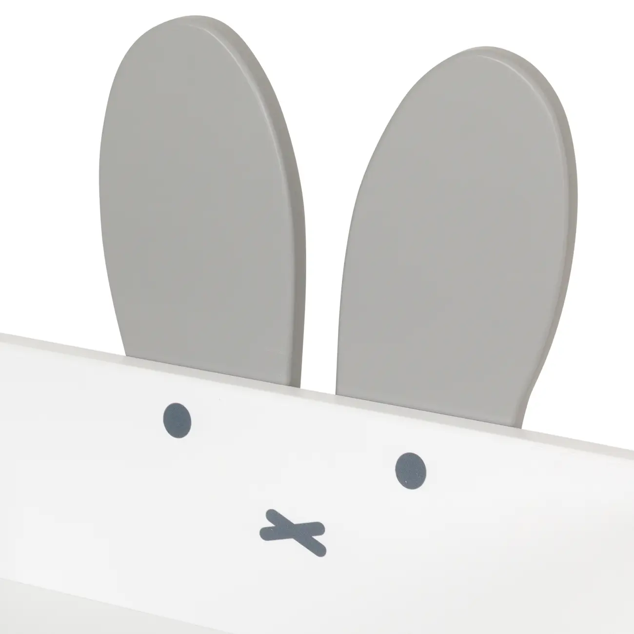 CÔMODA INFANTIL 2 GAVETAS 79 CM X 40 CM MIFFY - CINZA/BRANCO - Foto 7
