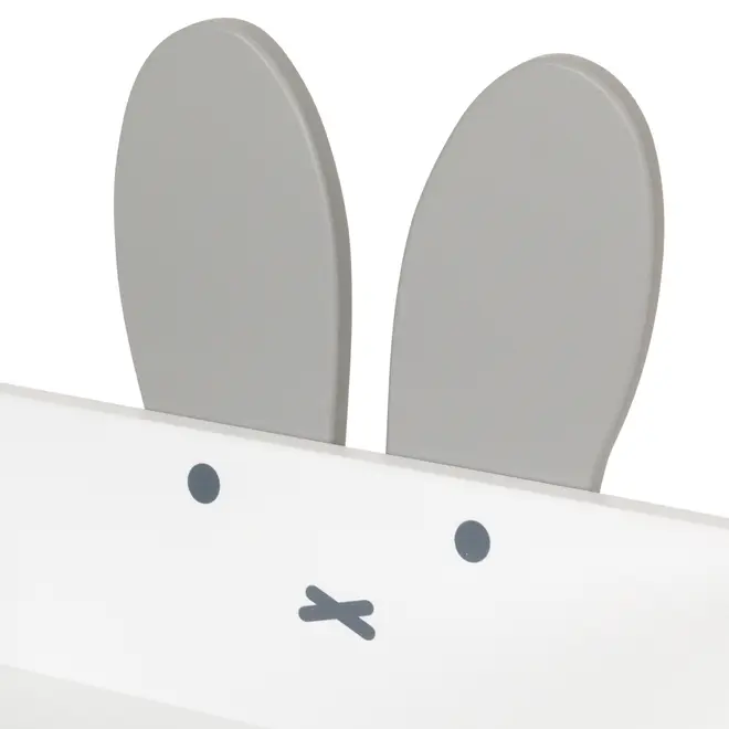 CÔMODA INFANTIL 2 GAVETAS 79 CM X 40 CM MIFFY - CINZA/BRANCO - Foto 7