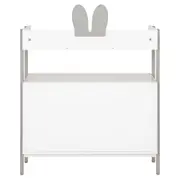 CÔMODA INFANTIL 2 GAVETAS 79 CM X 40 CM MIFFY - CINZA/BRANCO - Foto 9