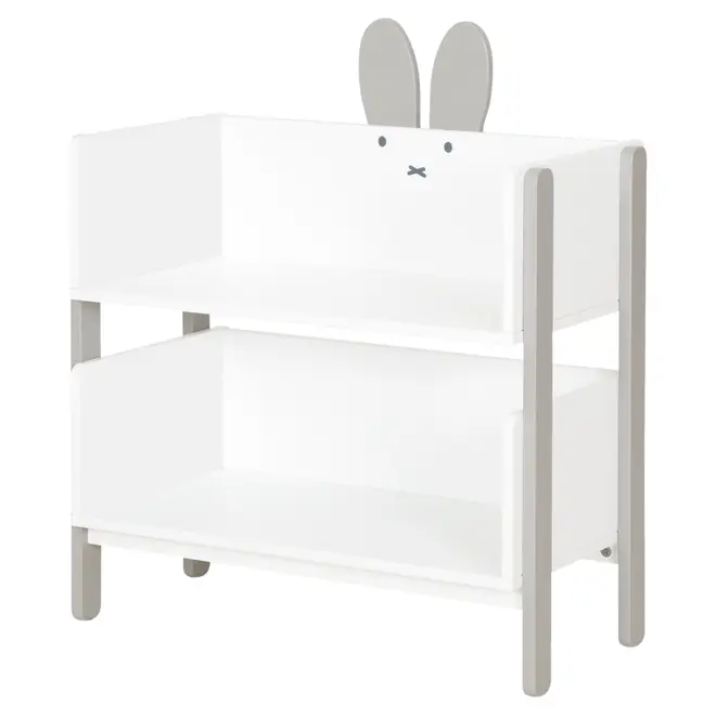 ESTANTE INFANTIL 68 CM X 80 CM MIFFY - CINZA/BRANCO - Foto 2