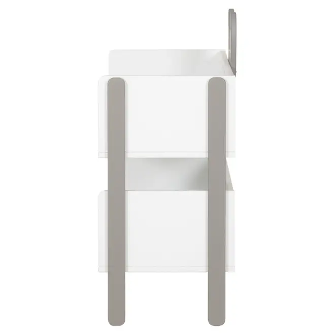 ESTANTE INFANTIL 68 CM X 80 CM MIFFY - CINZA/BRANCO - Foto 3