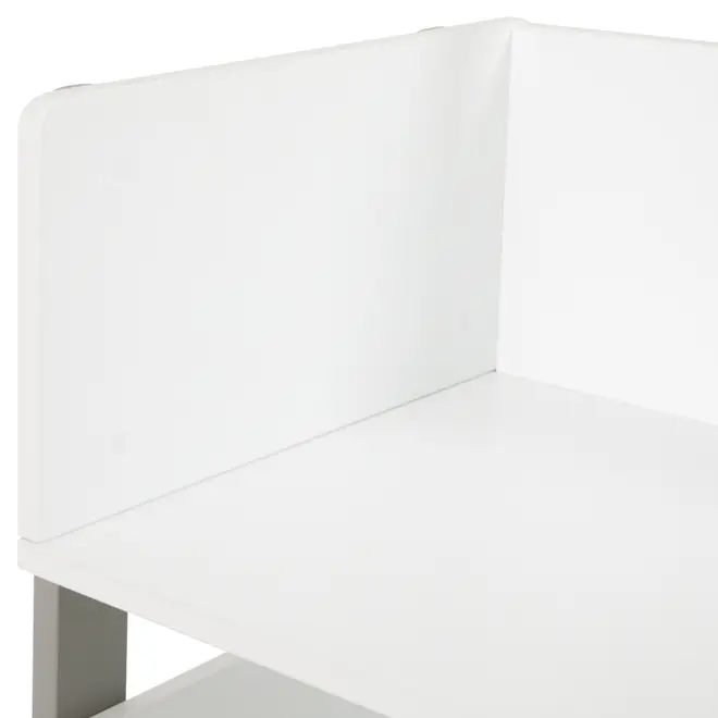 ESTANTE INFANTIL 68 CM X 80 CM MIFFY - CINZA/BRANCO - Foto 4