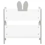 ESTANTE INFANTIL 68 CM X 80 CM MIFFY - CINZA/BRANCO - Foto 7