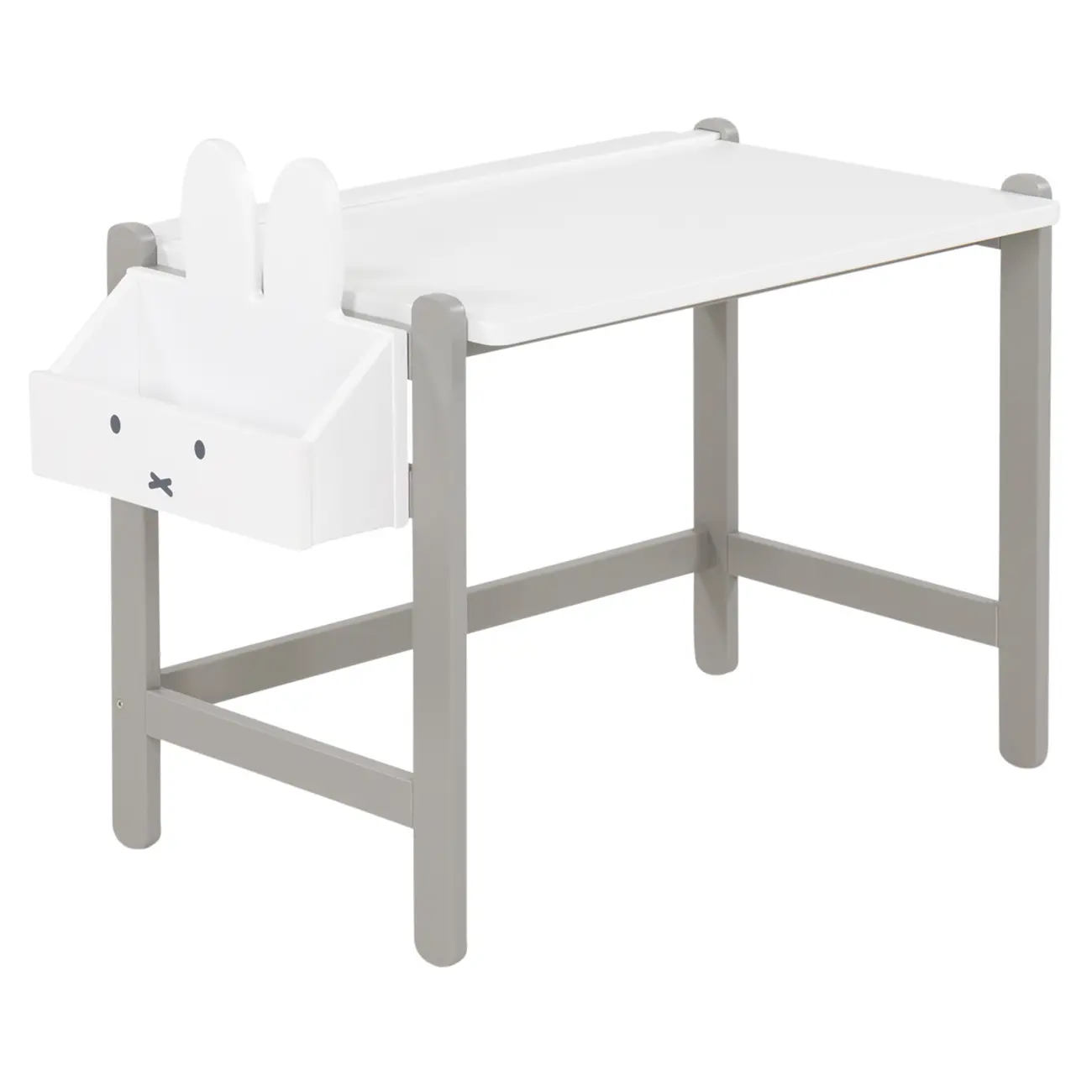 ESCRIVANINHA INFANTIL 79 CM X 47 CM MIFFY - CINZA/BRANCO - Foto 2