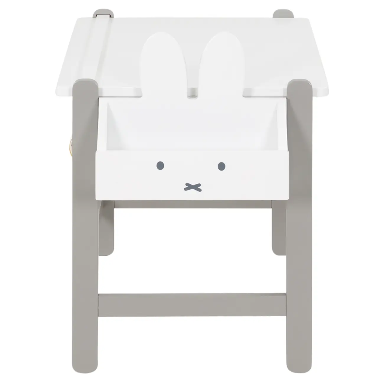 ESCRIVANINHA INFANTIL 79 CM X 47 CM MIFFY - CINZA/BRANCO - Foto 3