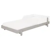 CAMA JÚNIOR 78 CM MIGU - CINZA/BRANCO - Foto 1