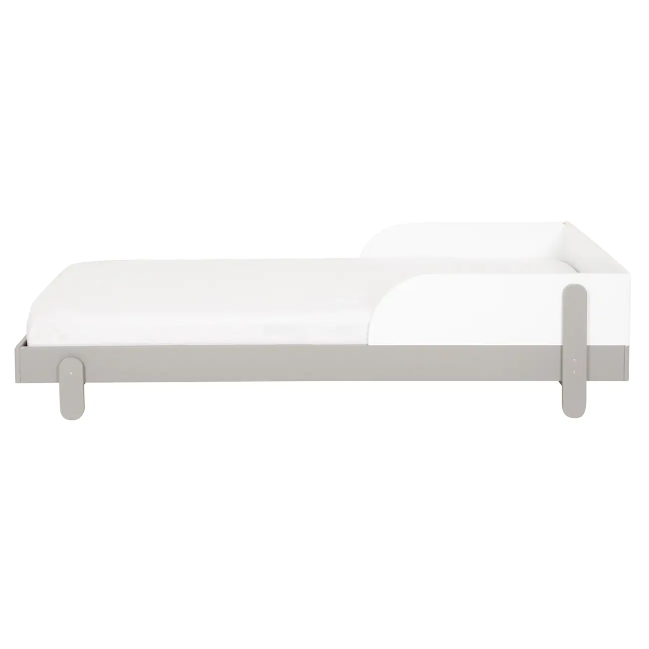 CAMA JÚNIOR 78 CM MIGU - CINZA/BRANCO - Foto 3