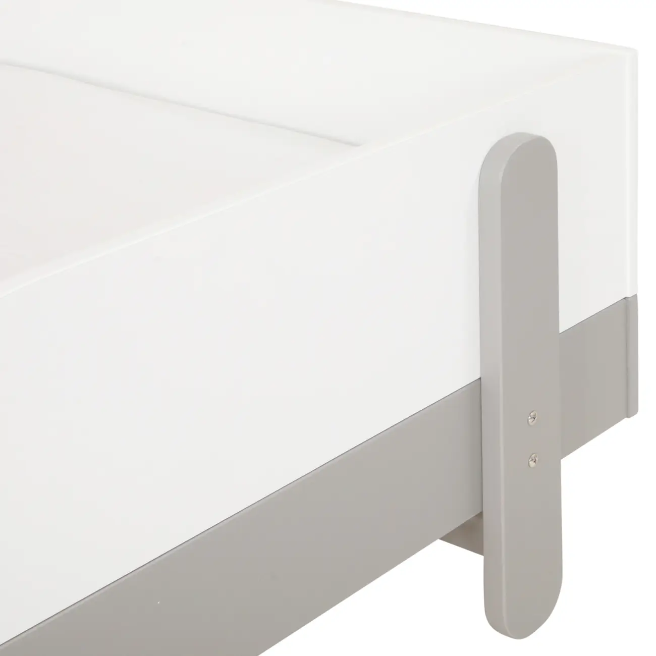 CAMA JÚNIOR 78 CM MIGU - CINZA/BRANCO - Foto 4