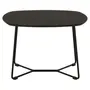 MESA DE CENTRO 60 CM X 60 CM GALGO - PRETO/PRETO - Foto 1