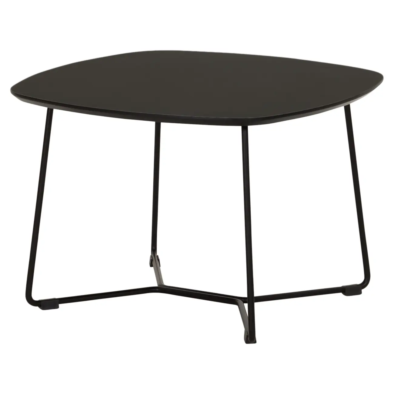 MESA DE CENTRO 60 CM X 60 CM GALGO - PRETO/PRETO - Foto 2