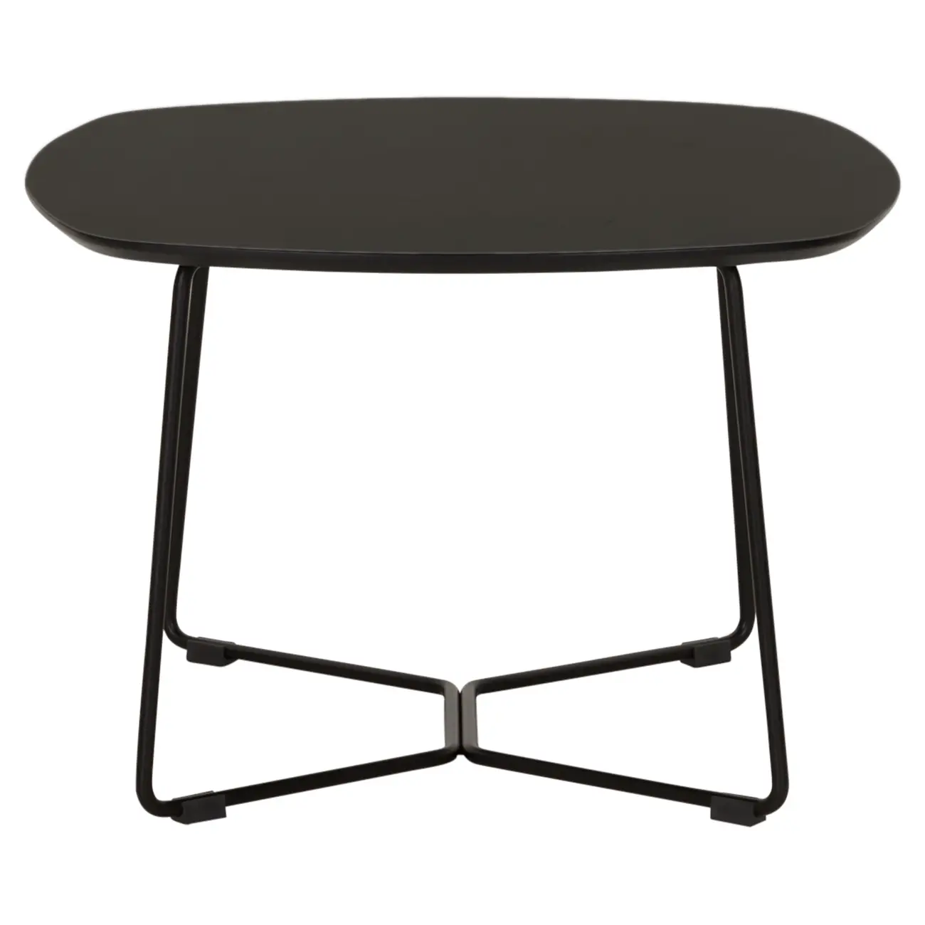 MESA DE CENTRO 60 CM X 60 CM GALGO - PRETO/PRETO - Foto 3