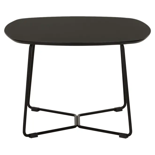 MESA DE CENTRO 60 CM X 60 CM GALGO - PRETO/PRETO - Foto 3