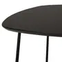 MESA DE CENTRO 60 CM X 60 CM GALGO - PRETO/PRETO - Foto 4