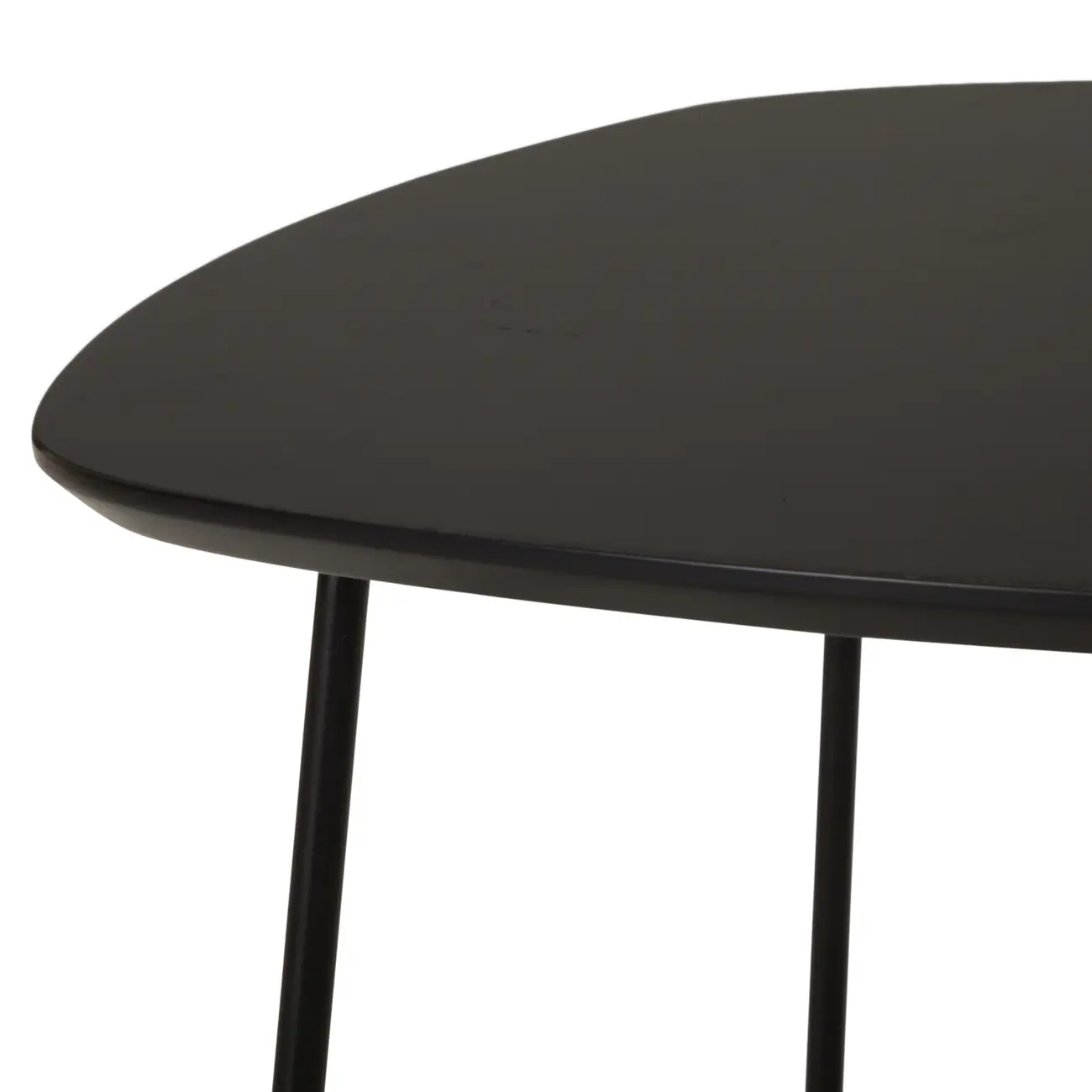 MESA DE CENTRO 60 CM X 60 CM GALGO - PRETO/PRETO - Foto 4
