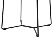 MESA DE CENTRO 60 CM X 60 CM GALGO - PRETO/PRETO - Foto 5