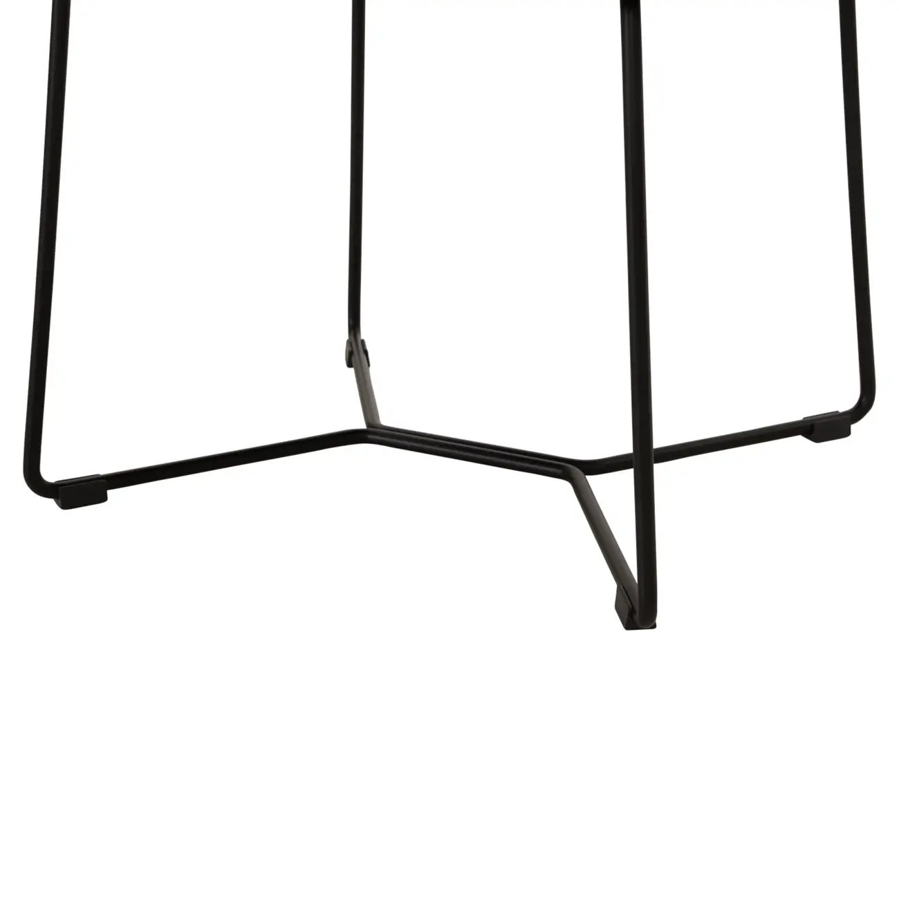 MESA DE CENTRO 60 CM X 60 CM GALGO - PRETO/PRETO - Foto 5