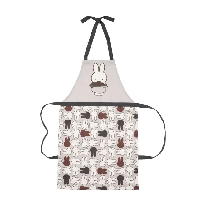 AVENTAL INFANTIL MIFFY - CINZA/BRANCO - Foto 1