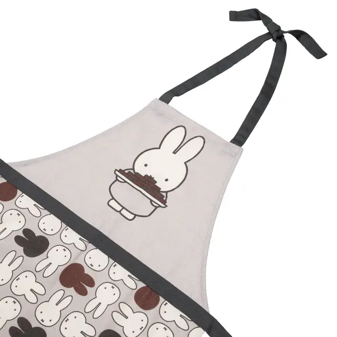 AVENTAL INFANTIL MIFFY - CINZA/BRANCO - Foto 2