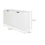 BUFFET 4 PORTAS 1,36 M X 40 CM WINK - BRANCO/BRANCO - Foto 10