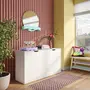 BUFFET 4 PORTAS 1,36 M X 40 CM WINK - BRANCO/BRANCO - Foto 11