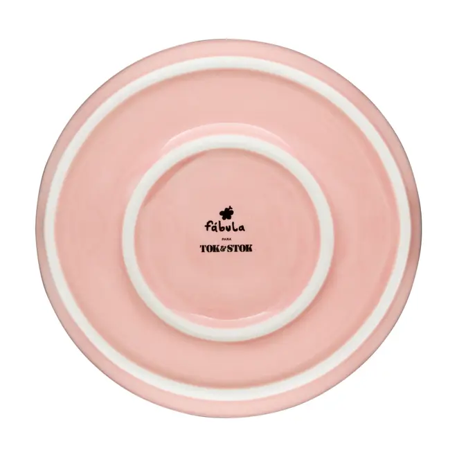 PRATO PARA SOBREMESA CORUJAS - ROSA CLARO/MULTICOR - Foto 3