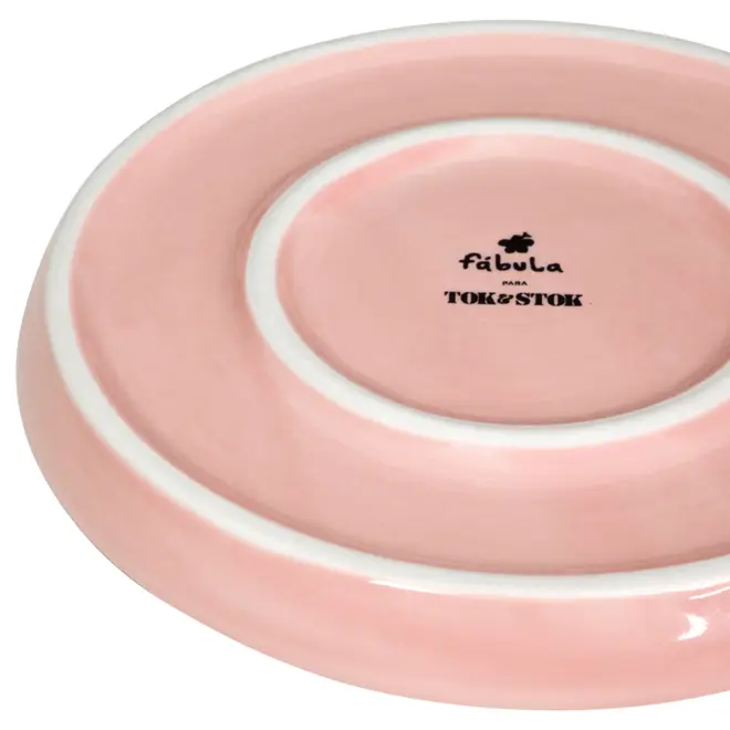 PRATO PARA SOBREMESA CORUJAS - ROSA CLARO/MULTICOR - Foto 5
