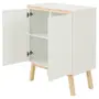 BUFFET 2 PORTAS 80 CM X 39 CM PALETBOX - BRANCO/NATURAL WASHED - Foto 2
