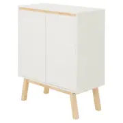BUFFET 2 PORTAS 80 CM X 39 CM PALETBOX - BRANCO/NATURAL WASHED - Foto 3