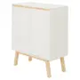 BUFFET 2 PORTAS 80 CM X 39 CM PALETBOX - BRANCO/NATURAL WASHED - Foto 3