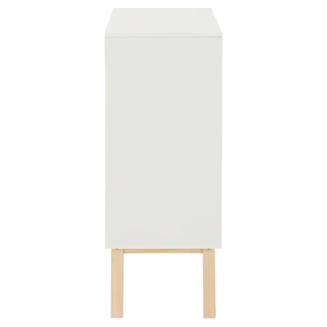 BUFFET 2 PORTAS 80 CM X 39 CM PALETBOX - BRANCO/NATURAL WASHED - Foto 4