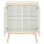 BUFFET 2 PORTAS 80 CM X 39 CM PALETBOX - BRANCO/NATURAL WASHED - Foto 5
