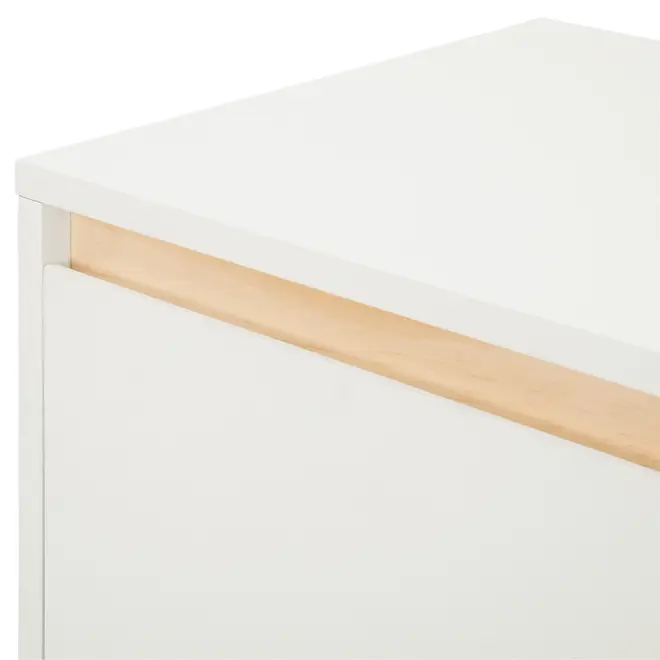 BUFFET 2 PORTAS 80 CM X 39 CM PALETBOX - BRANCO/NATURAL WASHED - Foto 7