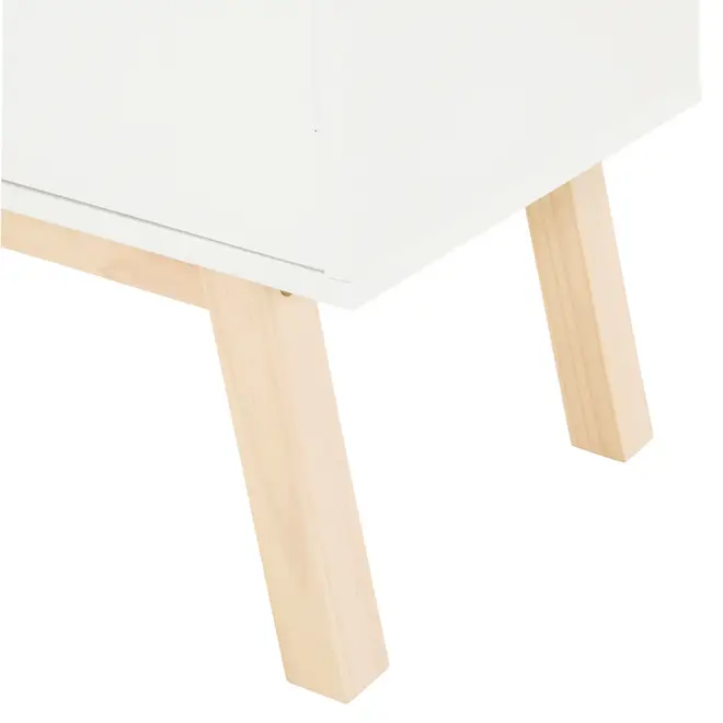 BUFFET 2 PORTAS 80 CM X 39 CM PALETBOX - BRANCO/NATURAL WASHED - Foto 8