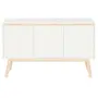 BUFFET COM 3 PORTAS 1,20 M X 39 CM PALETBOX - BRANCO/NATURAL WASHED - Foto 1
