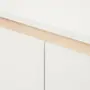 BUFFET COM 3 PORTAS 1,20 M X 39 CM PALETBOX - BRANCO/NATURAL WASHED - Foto 9