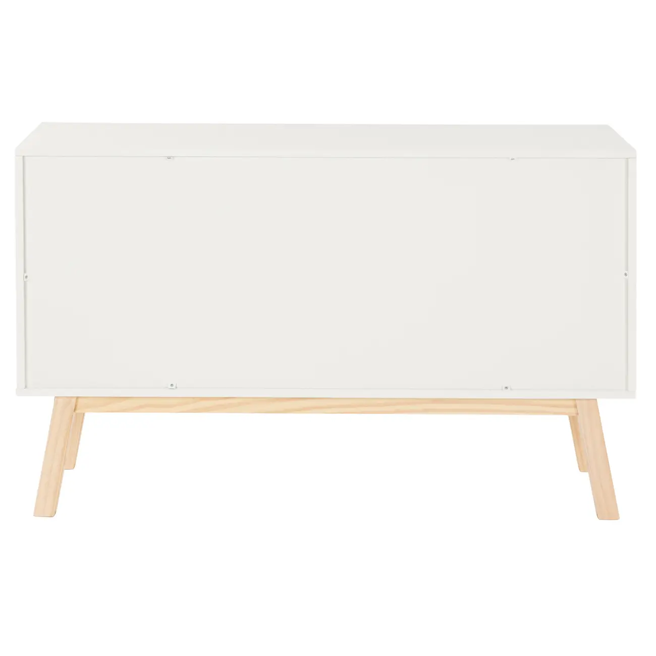 BUFFET COM 3 PORTAS 1,20 M X 39 CM PALETBOX - BRANCO/NATURAL WASHED - Foto 10