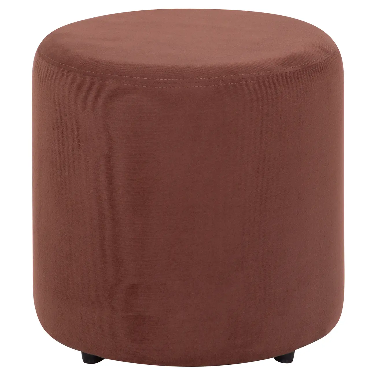 PUFF SET ROUND - SUEDE RUBY MOCHA - Foto 1
