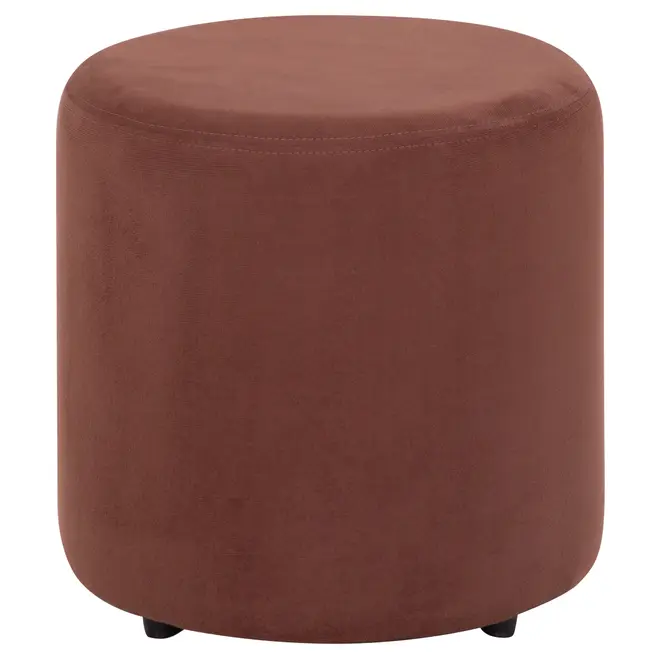 PUFF SET ROUND - SUEDE RUBY MOCHA - Foto 1