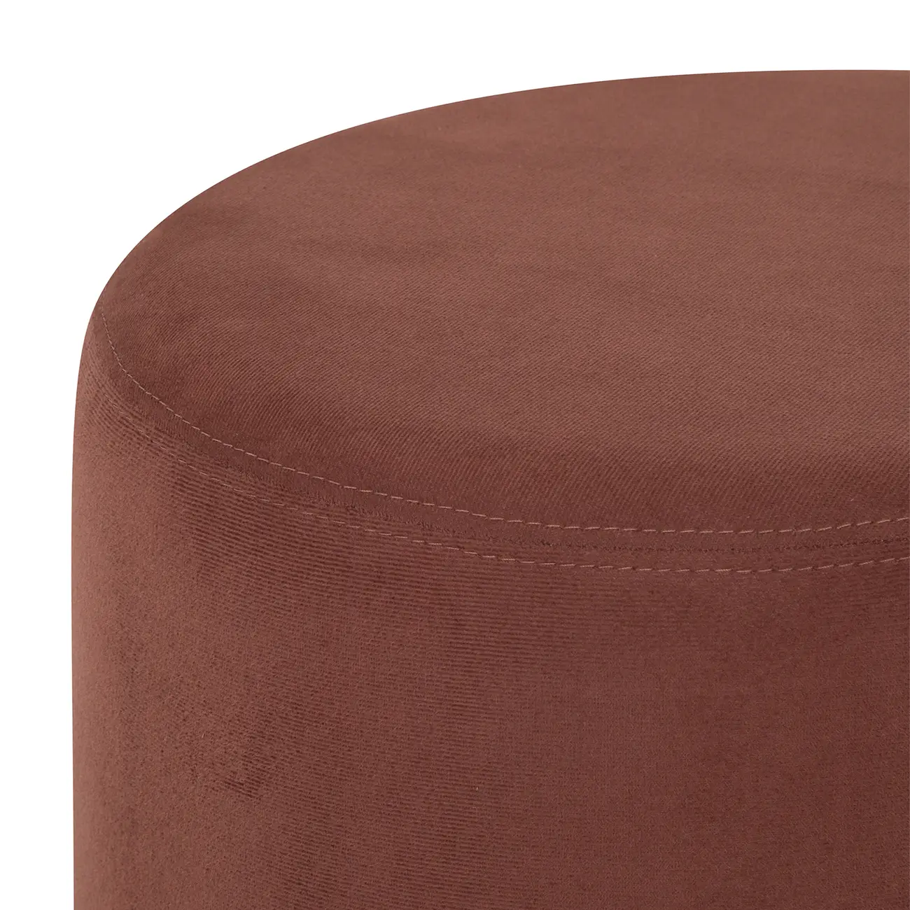 PUFF SET ROUND - SUEDE RUBY MOCHA - Foto 2