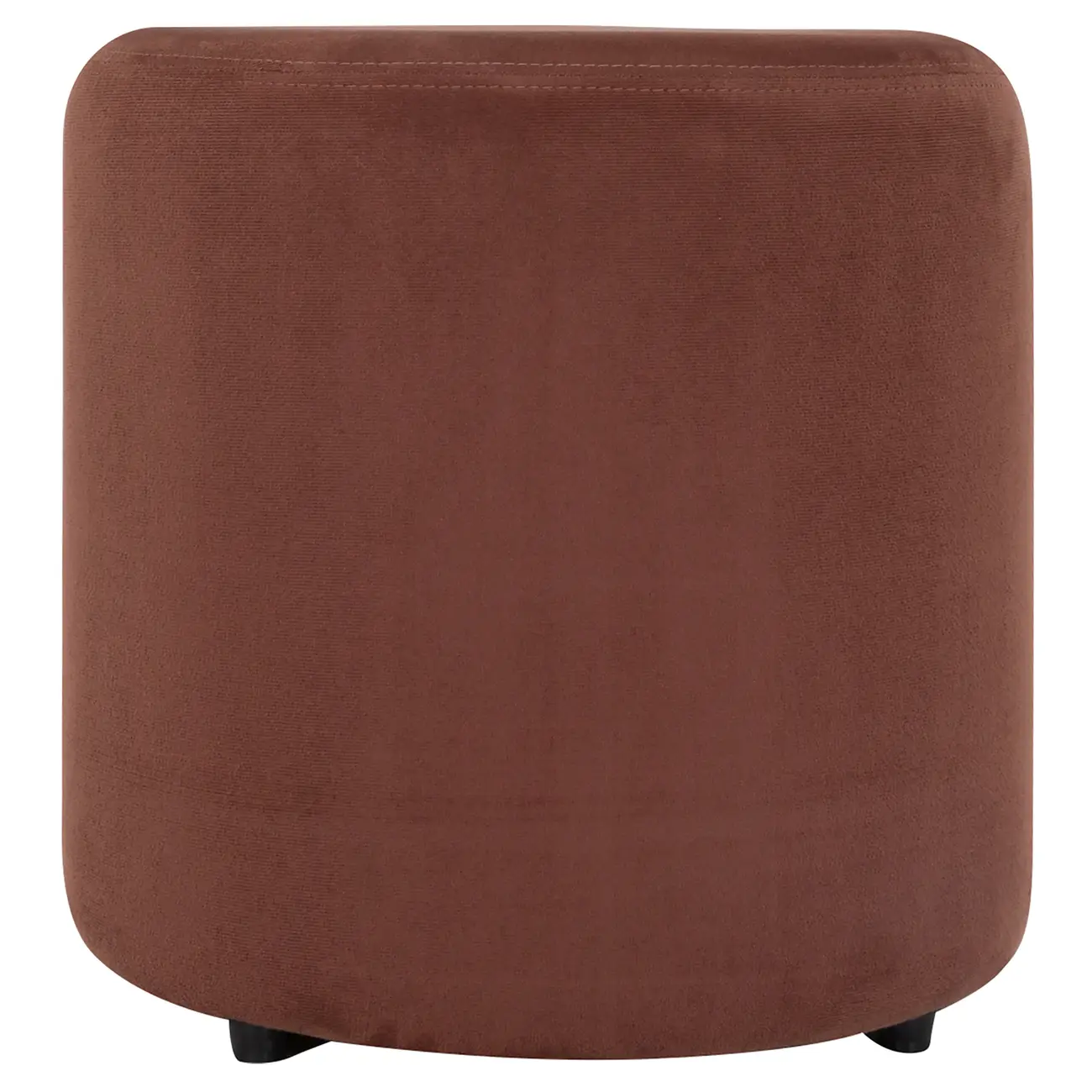 PUFF SET ROUND - SUEDE RUBY MOCHA - Foto 3