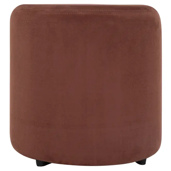 PUFF SET ROUND - SUEDE RUBY MOCHA - Foto 3